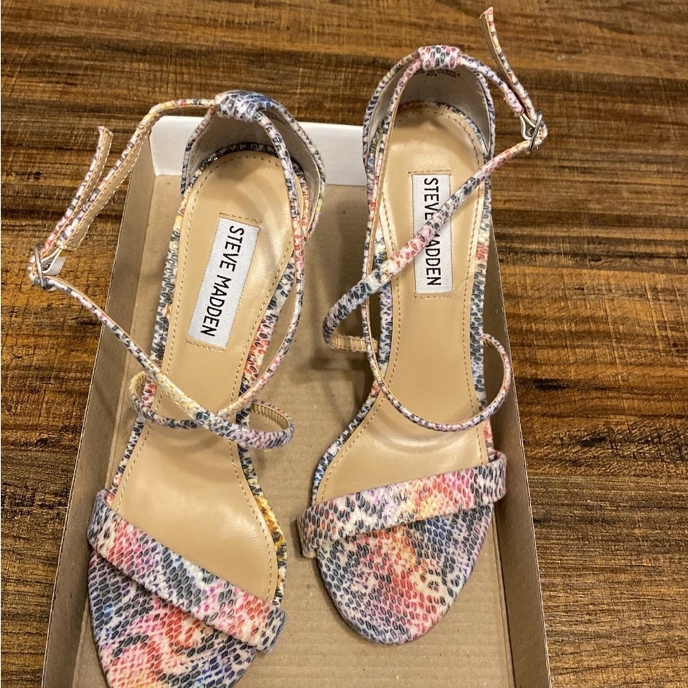 Steve Madden Multicolor Strappy Sandals